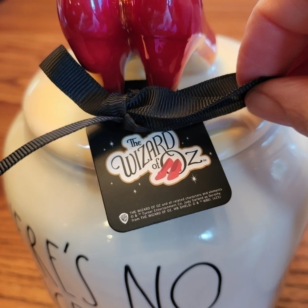 RAE DUNN There's no place like home canister set of 2.  Wizard of Oz. Wicked.